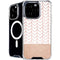 Rose Gold Herringbone iPhone 16 Pro MagSafe Case